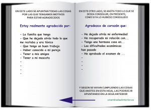 Libreta de agradecimientos