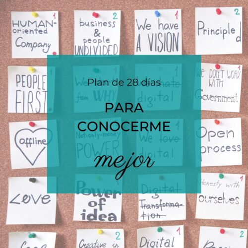 Plan 28 días para conocerme mejor